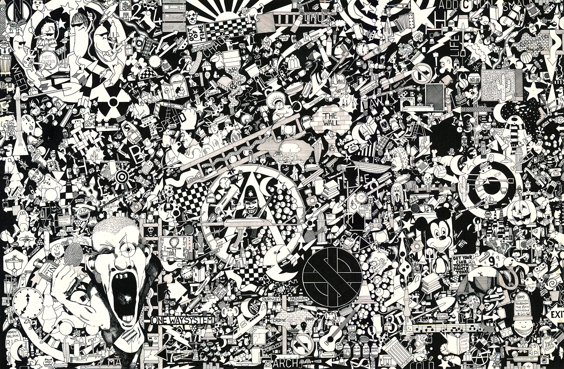 Life — pen drawing by Anarchy Arch